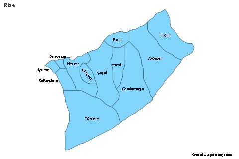 Sample Maps for Rize (blue)
