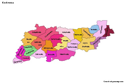 Sample Maps for Kostroma (colored)