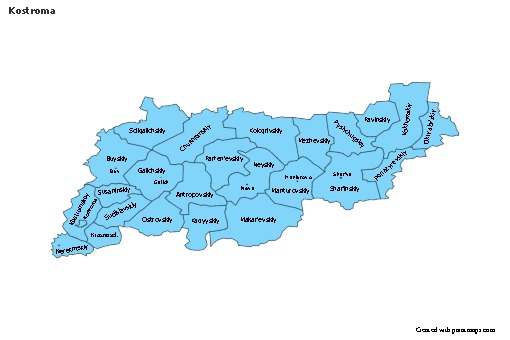 Sample Maps for Kostroma (blue)