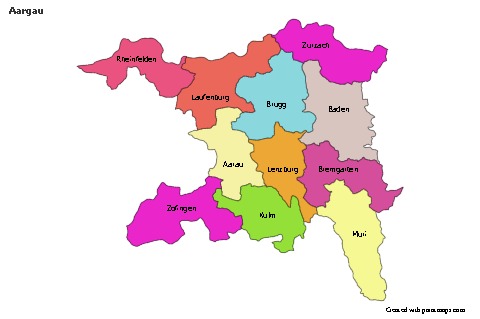 Sample Maps for Aargau (colored)