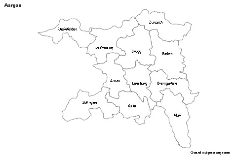 Sample Maps for Aargau (black-white)