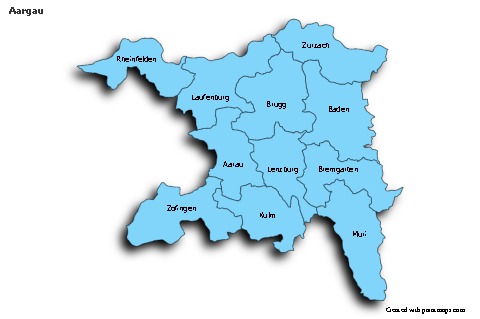 Sample Maps for Aargau (blue,shadowy)