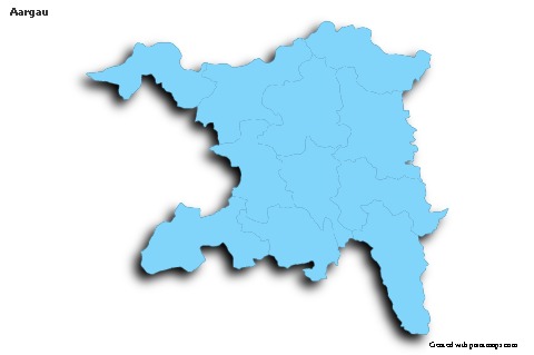 Sample Maps for Aargau (blue,outline,shadowy)