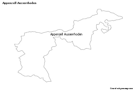 Sample Maps for Appenzell Ausserrhoden (black-white)