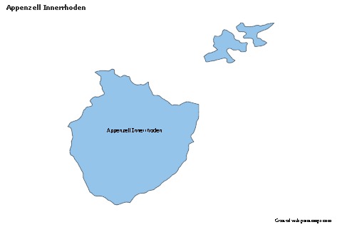 Contoh Peta untuk Appenzell Innerrhoden (berwarna)