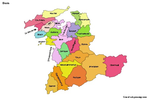 Sample Maps for Bern (colored)