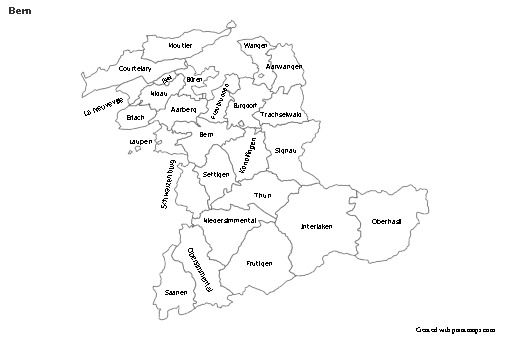 Sample Maps for Bern (black-white)