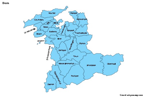 Sample Maps for Bern (blue)