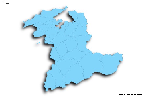 Sample Maps for Bern (blue,outline,shadowy)