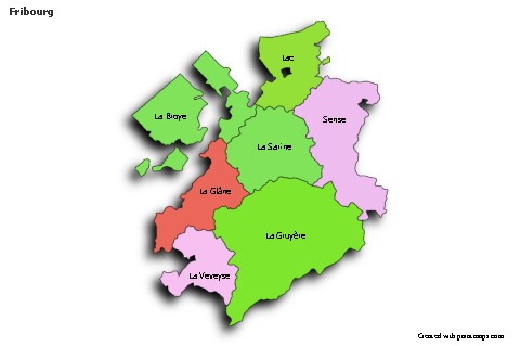 Sample Maps for Fribourg (colored,shadowy)