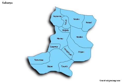 Sample Maps for Sakarya (blue,shadowy)