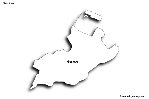 Sample Maps for Genève (black-white,shadowy)