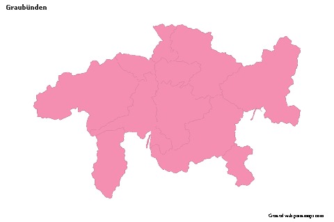 Sample Maps for Graubünden (pink,outline)