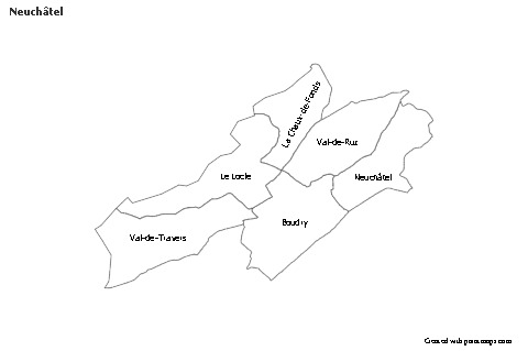 Sample Maps for Neuchâtel (black-white)