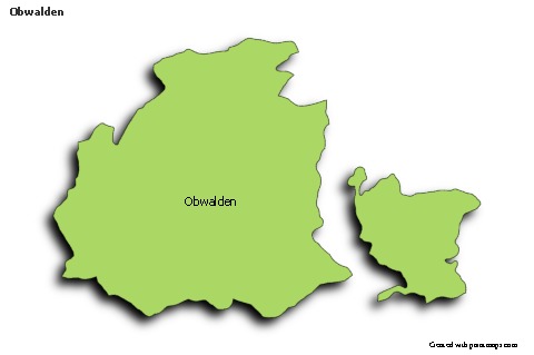 Sample Maps for Obwalden (colored,shadowy)