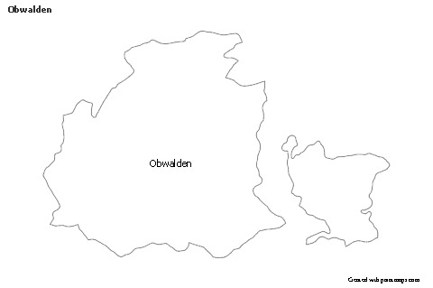 Sample Maps for Obwalden (black-white)