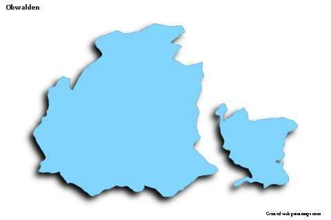 Sample Maps for Obwalden (blue,outline,shadowy)