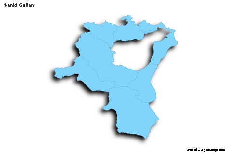 Sample Maps for Sankt Gallen (blue,outline,shadowy)