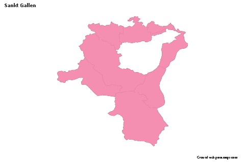 Sample Maps for Sankt Gallen (pink,outline)