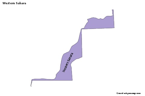 Sample Maps for Western Sahara (colored)