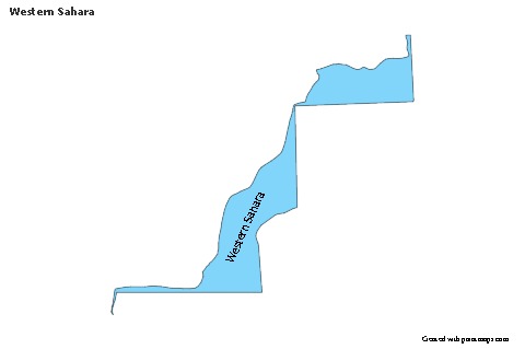 Sample Maps for Western Sahara (blue)