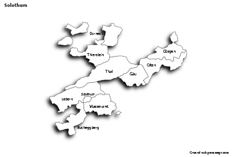 Contoh Peta untuk Solothurn (hitam-putih,bayangan)
