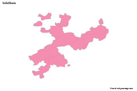 Contoh Peta untuk Solothurn (merah jambu,garis besar)