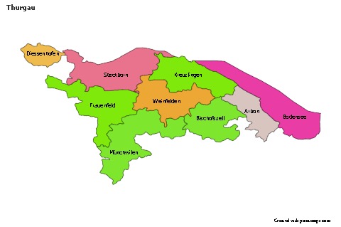 Sample Maps for Thurgau (colored)