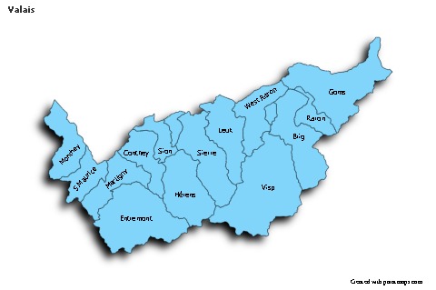 Contoh Peta untuk Valais (biru,bayangan)