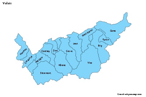 Contoh Peta untuk Valais (biru)