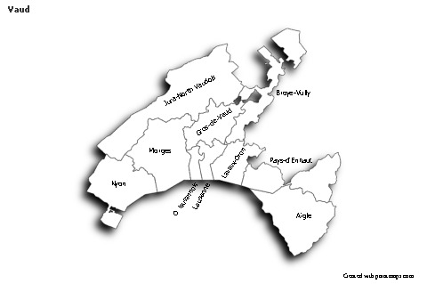Sample Maps for Vaud (black-white,shadowy)