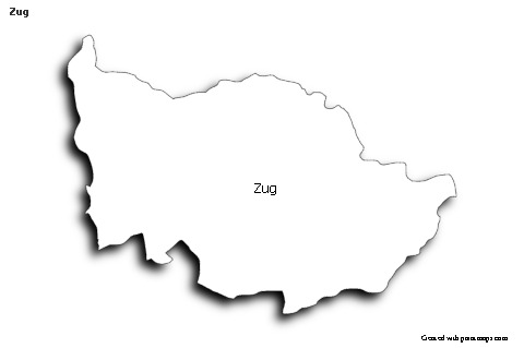 Sample Maps for Zug (black-white,shadowy)