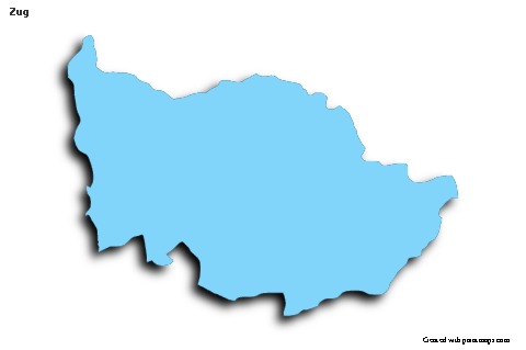 Sample Maps for Zug (blue,outline,shadowy)
