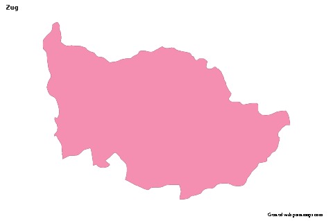 Sample Maps for Zug (pink,outline)