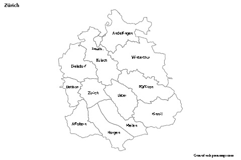 Sample Maps for Zürich (black-white)