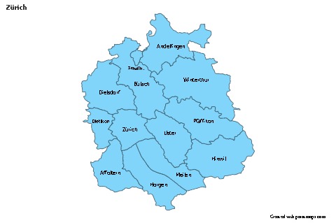 Sample Maps for Zürich (blue)