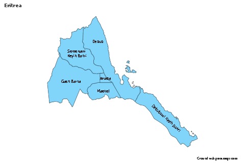 Sample Maps for Eritrea (blue)