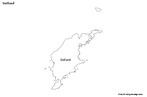 Sample Maps for Gotland (black-white)