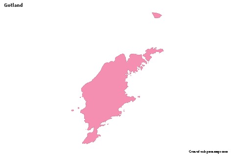 Sample Maps for Gotland (pink,outline)