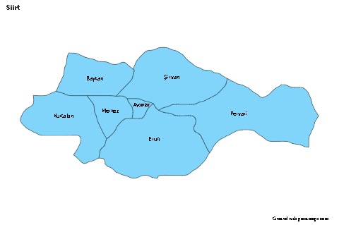 Contoh Peta untuk Siirt (biru)