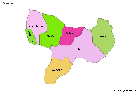 Sample Maps for Amasya (colored)