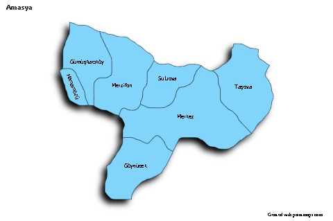 Sample Maps for Amasya (blue,shadowy)