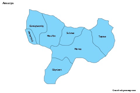 Sample Maps for Amasya (blue)