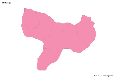 Sample Maps for Amasya (pink,outline)