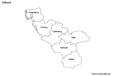 Sample Maps for Halland (black-white)