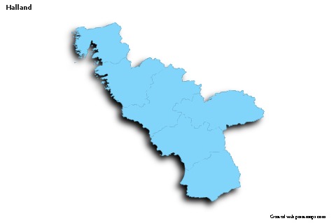 Sample Maps for Halland (blue,outline,shadowy)