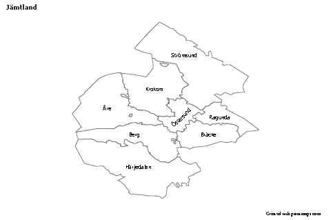 Sample Maps for Jämtland (black-white)