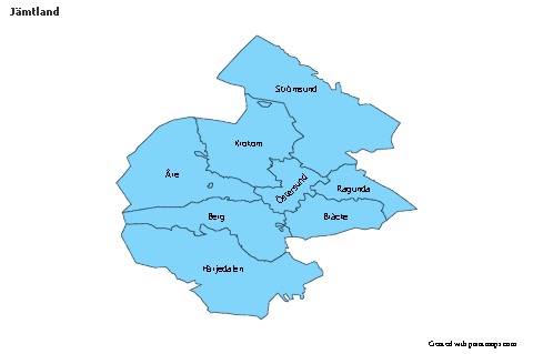 Sample Maps for Jämtland (blue)