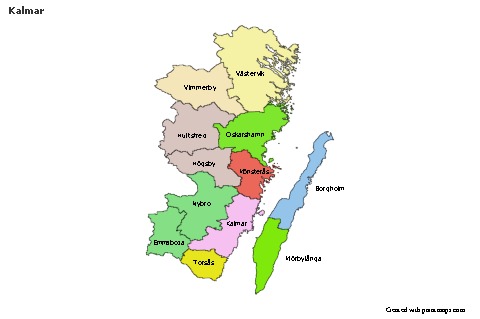 Sample Maps for Kalmar (colored)