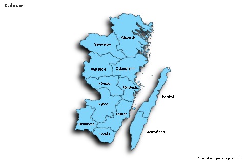 Sample Maps for Kalmar (blue,shadowy)